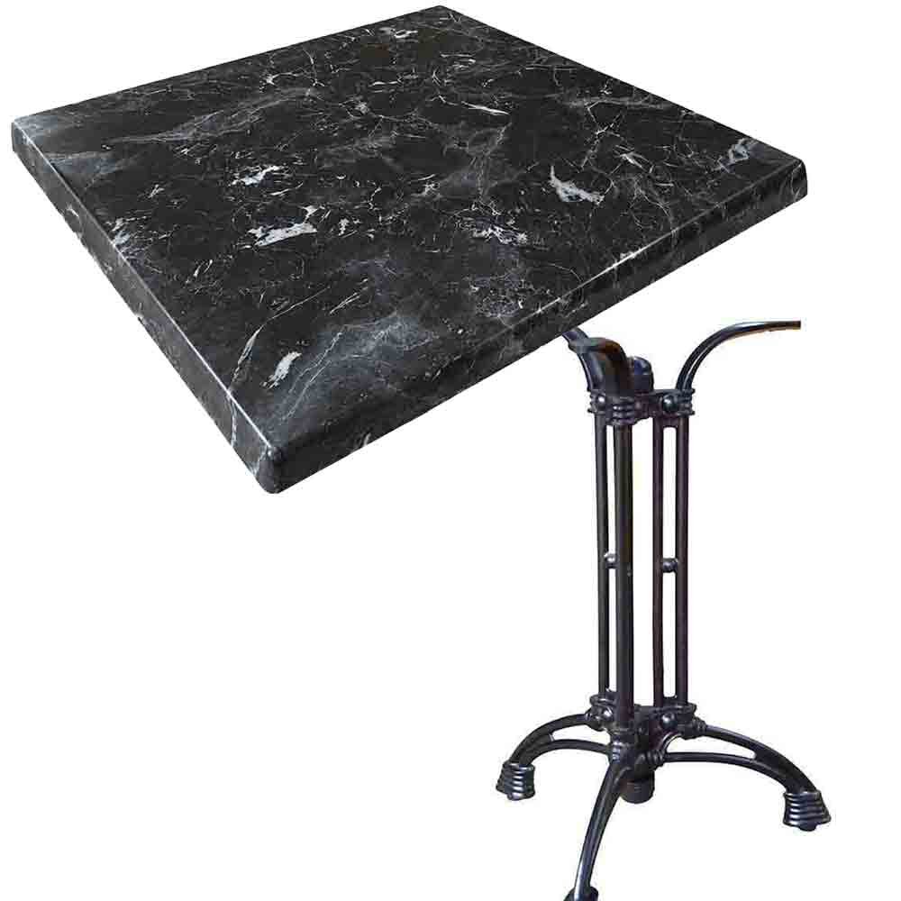 Cafe table,table top & cast iron stand - 600mm Square 11 Cafe table,table top & cast iron stand - 600mm Square - Image 11