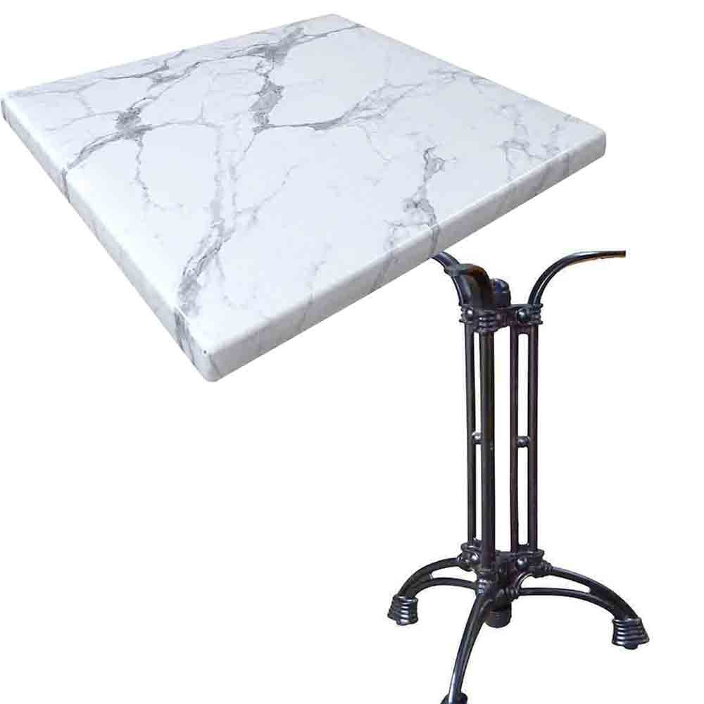 Cafe table,table top & cast iron stand - 600mm Square 12 Cafe table,table top & cast iron stand - 600mm Square - Image 12