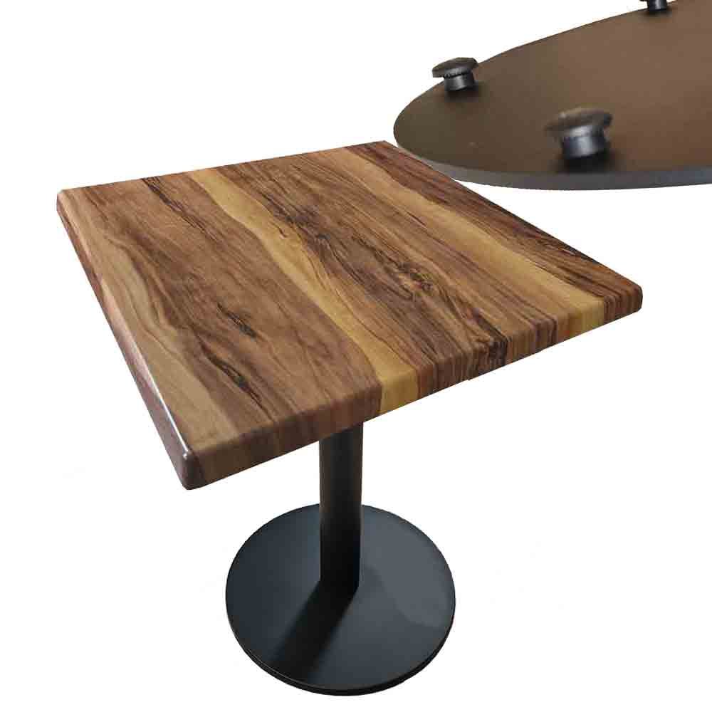 Milano cafe table,table top & solid metal stand - 600/800 square 9 Milano cafe table,table top & solid metal stand - 600/800 square - Image 9