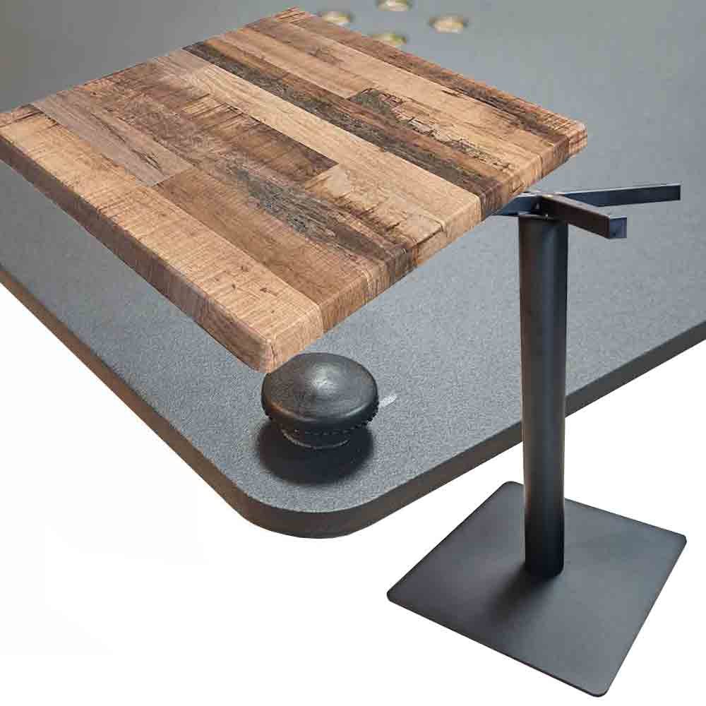 Milano cafe table,table top & solid metal stand RB- 600/800 square 9 Milano cafe table,table top & solid metal stand RB- 600/800 square - Image 9