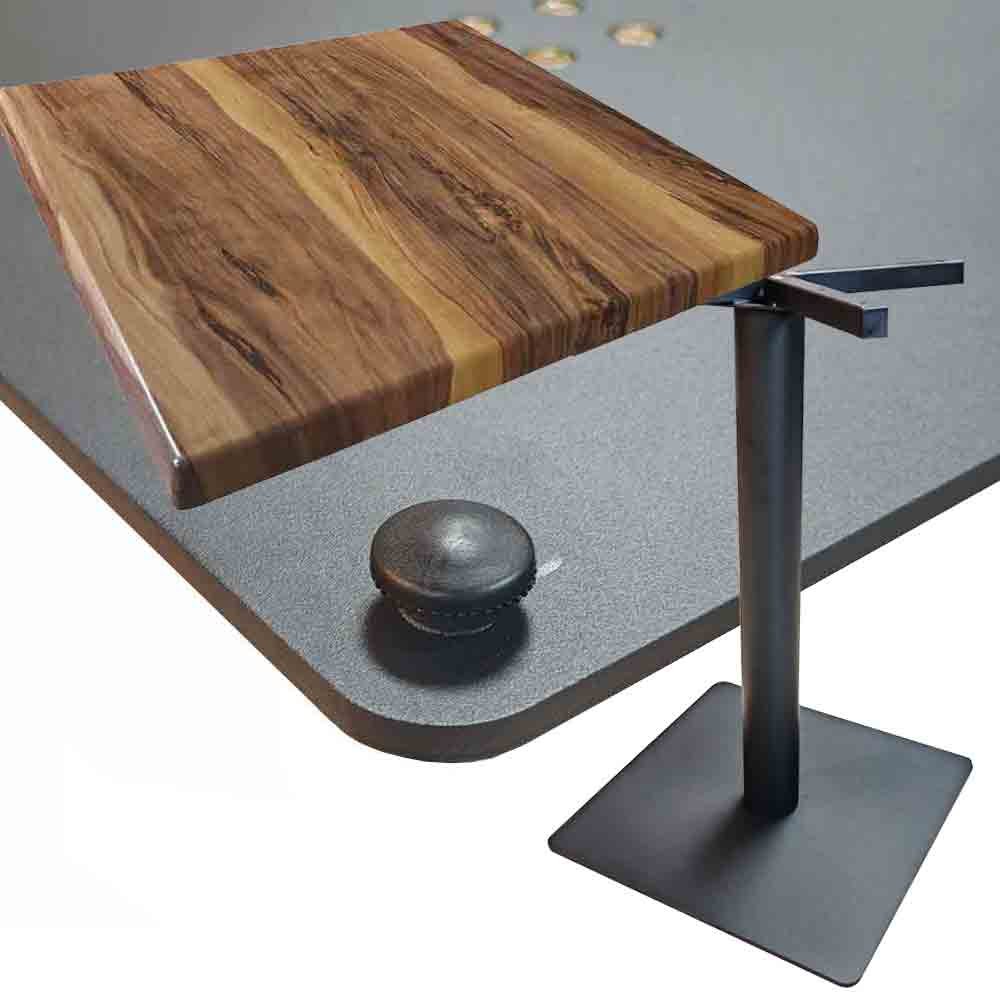 Milano cafe table,table top & solid metal stand RB- 600/800 square 1 cafe table