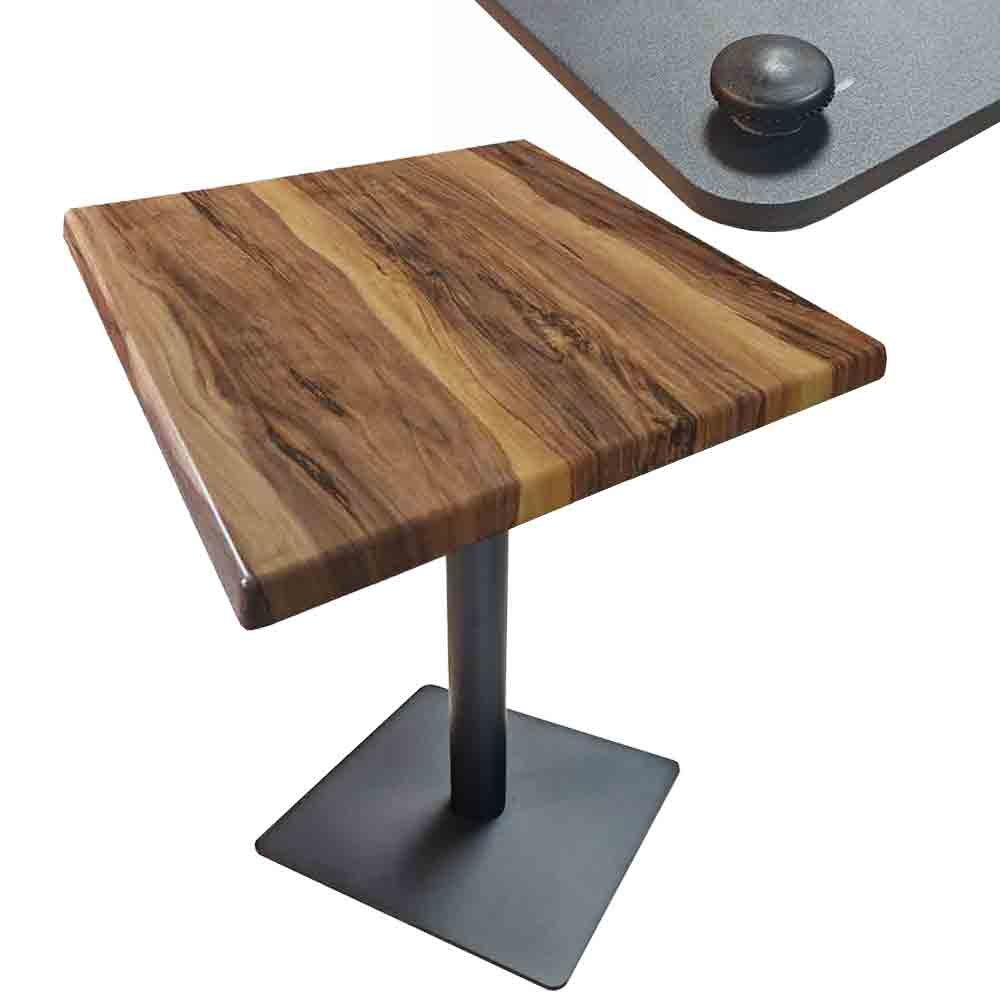 Milano cafe table,table top & solid metal stand RB- 600/800 square 2 Milano cafe table,table top & solid metal stand RB- 600/800 square - Image 2