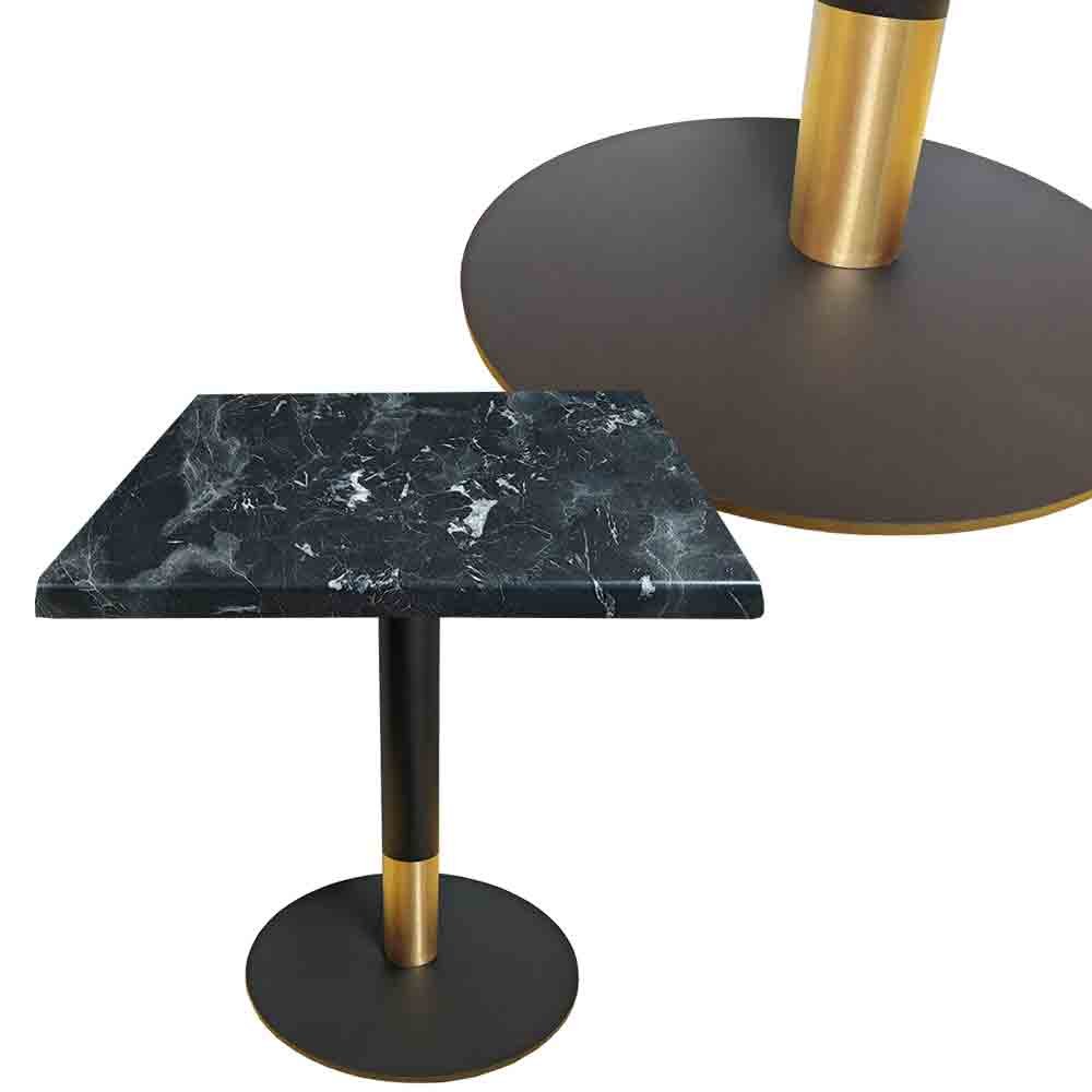 Milano cafe table,table top & metal & SS304 - 600mm Square 7 Milano cafe table,table top & metal & SS304 - 600mm Square - Image 7