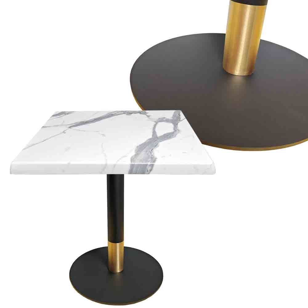 Milano cafe table,table top & metal & SS304 - 600mm Square 9 Milano cafe table,table top & metal & SS304 - 600mm Square - Image 9