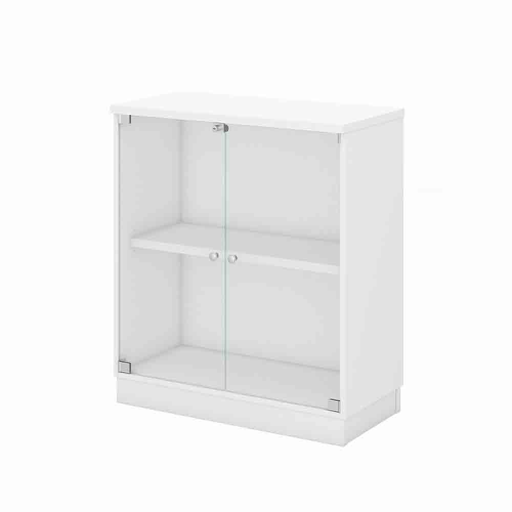 Office cabinet, Low File Storage Cabinet- L800xD400xH910 Low Cabinet (Glass Door) 3 Office cabinet, Low File Storage Cabinet- L800xD400xH910 Low Cabinet (Glass Door) - Image 3