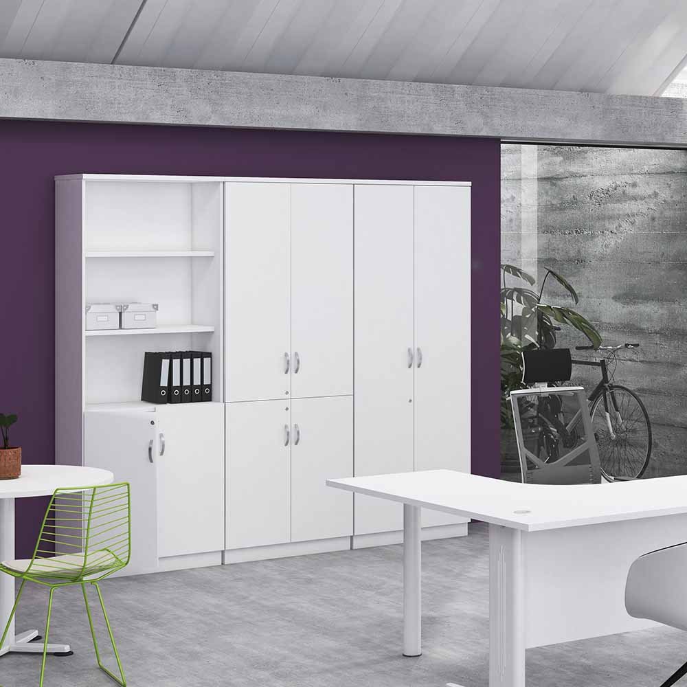 Office cabinet, Low file storage cabinet,white -L800xD400xH910 3 Office cabinet, Low file storage cabinet,white -L800xD400xH910 - Image 3