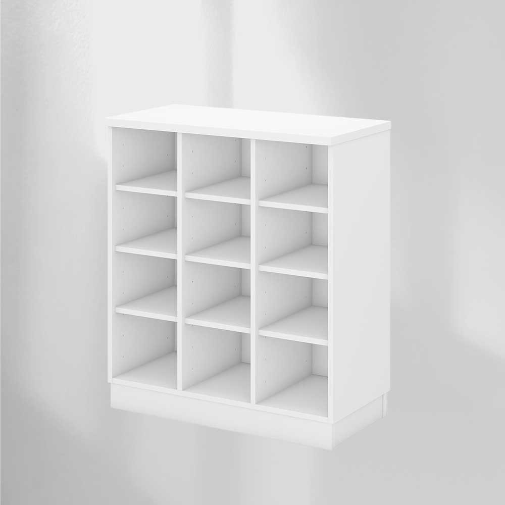 Office cabinet, Low file storage cabinet,white -L800xD400xH910 4 Office cabinet, Low file storage cabinet,white -L800xD400xH910 - Image 4