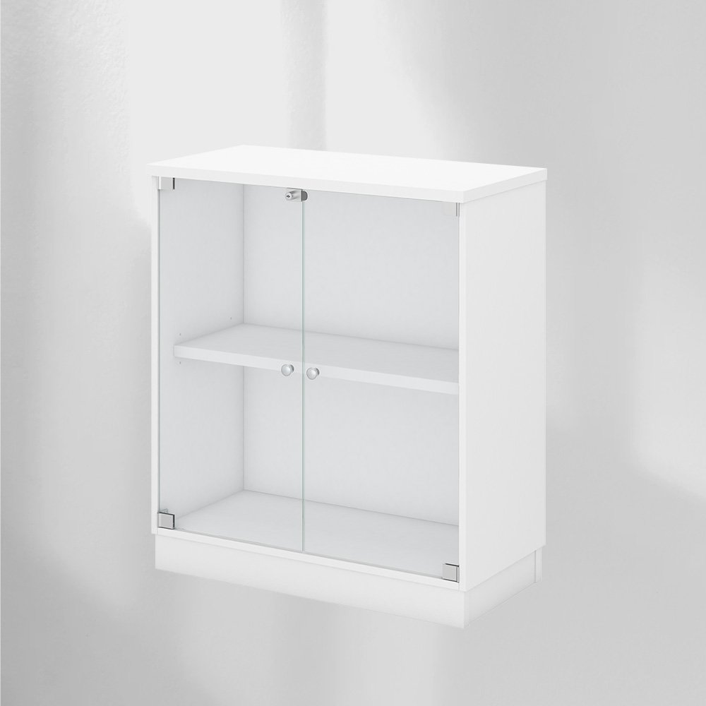 Office cabinet, Low file storage cabinet,white -L800xD400xH910 5 Office cabinet, Low file storage cabinet,white -L800xD400xH910 - Image 5