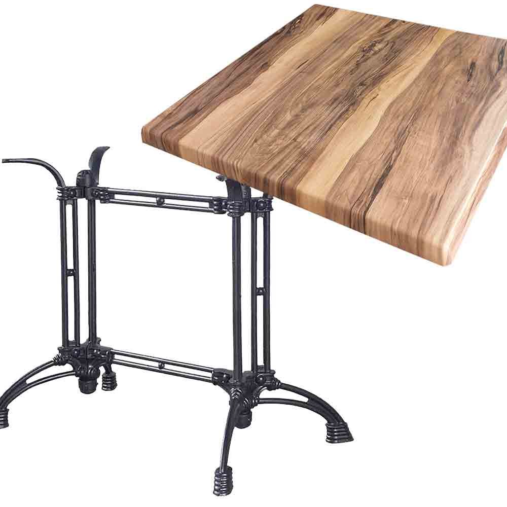 Milano cafe table,table top & cast iron stand - rectangle 7 Milano cafe table,table top & cast iron stand - rectangle - Image 7
