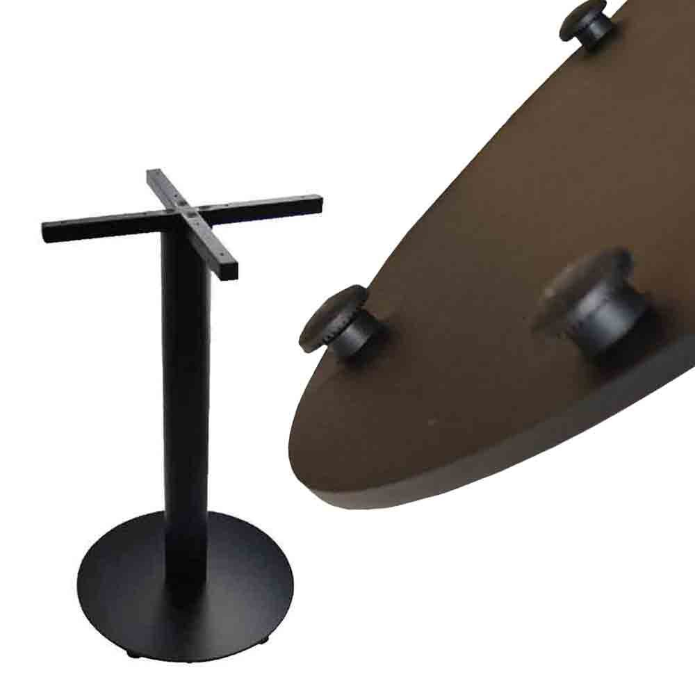 Milano cafe table,table top & solid metal base - 600/700/915mm Round 2 Milano cafe table,table top & solid metal base - 600/700/915mm Round - Image 2