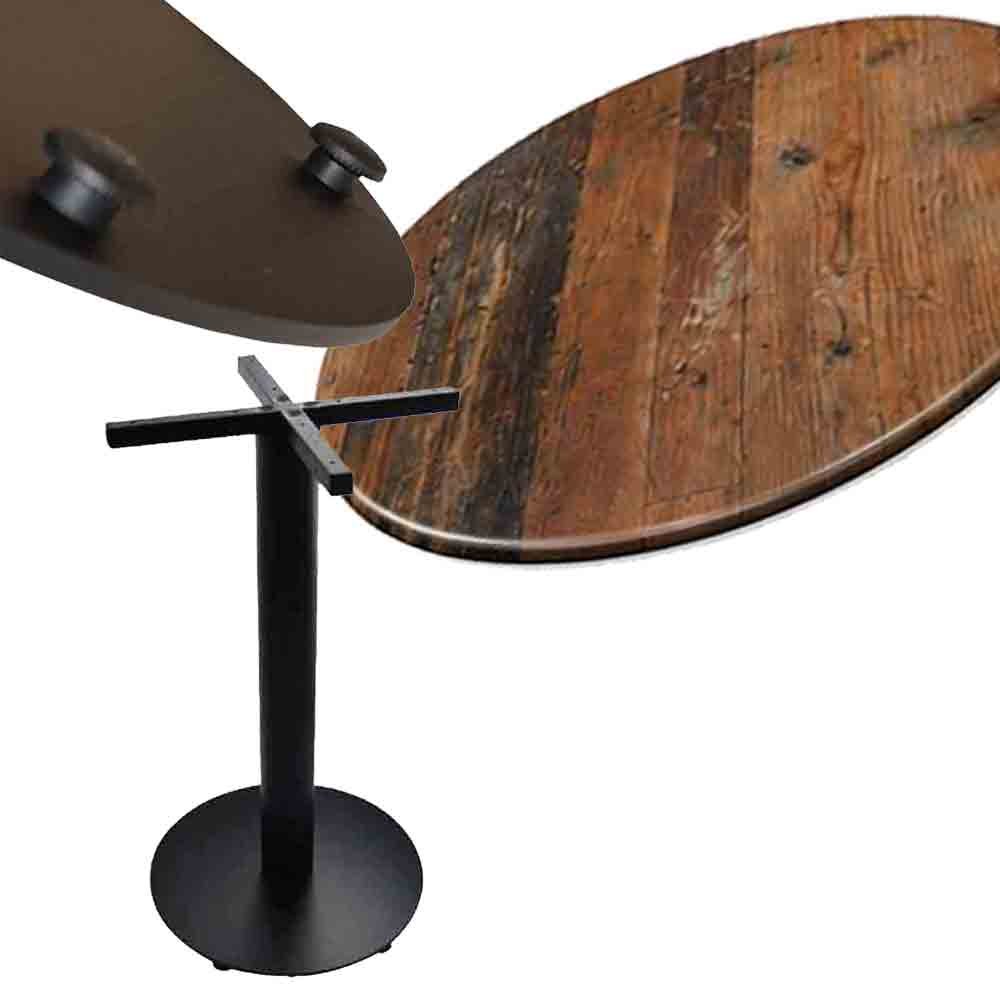 Milano cafe table,table top & solid metal base - 600/700/915mm Round 8 Milano cafe table,table top & solid metal base - 600/700/915mm Round - Image 8