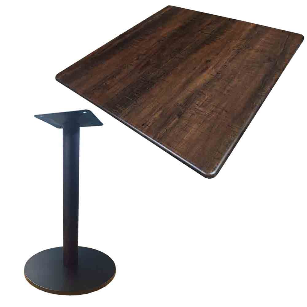 Milano cafe table,table top & solid 33 stand - 600mm SQUARE 8 Milano cafe table,table top & solid 33 stand - 600mm SQUARE - Image 8