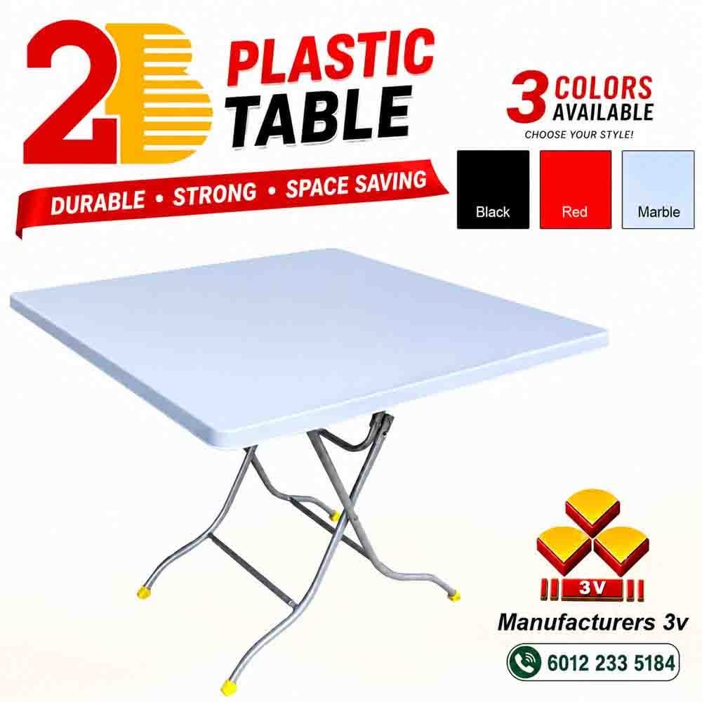 2B plastic table,cafe ,restaurant table,f & b furniture - Manufacturer 3v 1 2B plastic table