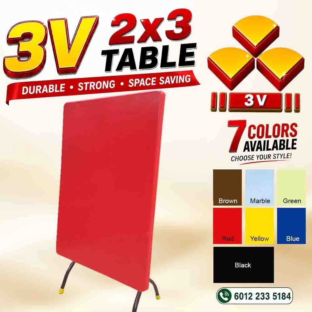 3v plastic table,cafe ,restaurant table,f & b furniture,2ft x 3ft rectangle - Original with logo 6 3v plastic table,cafe ,restaurant table,f & b furniture,2ft x 3ft rectangle - Original with logo - Image 6