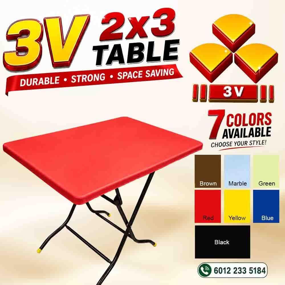 3v plastic table,cafe ,restaurant table,f & b furniture,2ft x 3ft rectangle - Original with logo 5 3v plastic table,cafe ,restaurant table,f & b furniture,2ft x 3ft rectangle - Original with logo - Image 5