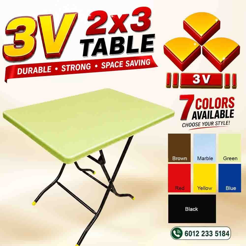 3v plastic table,cafe ,restaurant table,f & b furniture,2ft x 3ft rectangle - Original with logo 4 3v plastic table,cafe ,restaurant table,f & b furniture,2ft x 3ft rectangle - Original with logo - Image 4
