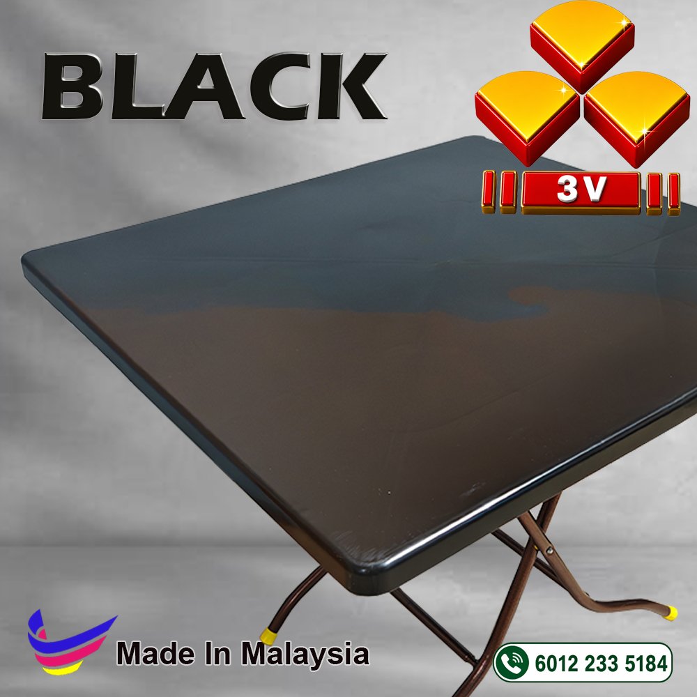 3v plastic table,cafe,restaurant,office,school furniture - Black 6 3v plastic table,cafe,restaurant,office,school furniture - Black - Image 6