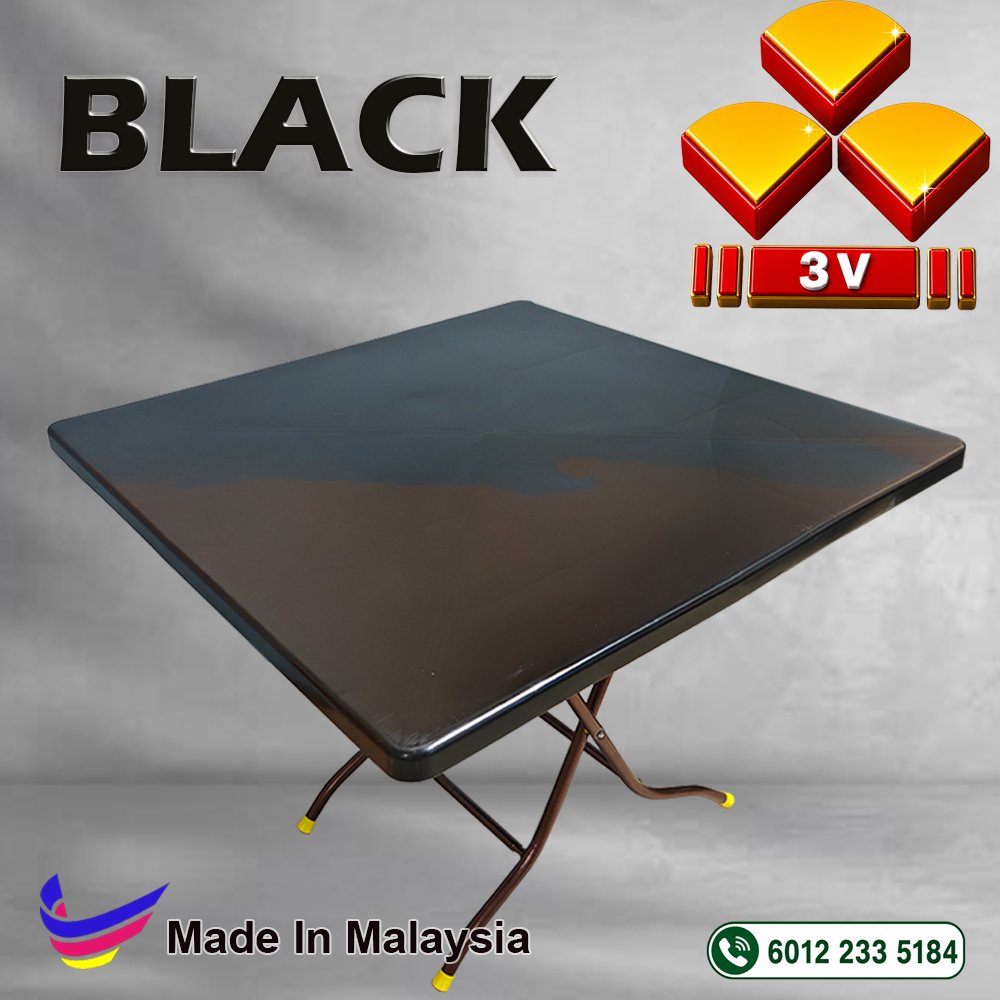 3v plastic table,cafe,restaurant,office,school furniture - Black 5 3v plastic table,cafe,restaurant,office,school furniture - Black - Image 5