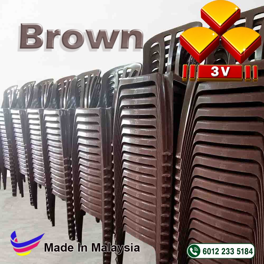 3v plastic cafe chair,restaurant,office,school furniture - Brown 5 3v plastic cafe chair,restaurant,office,school furniture - Brown - Image 5