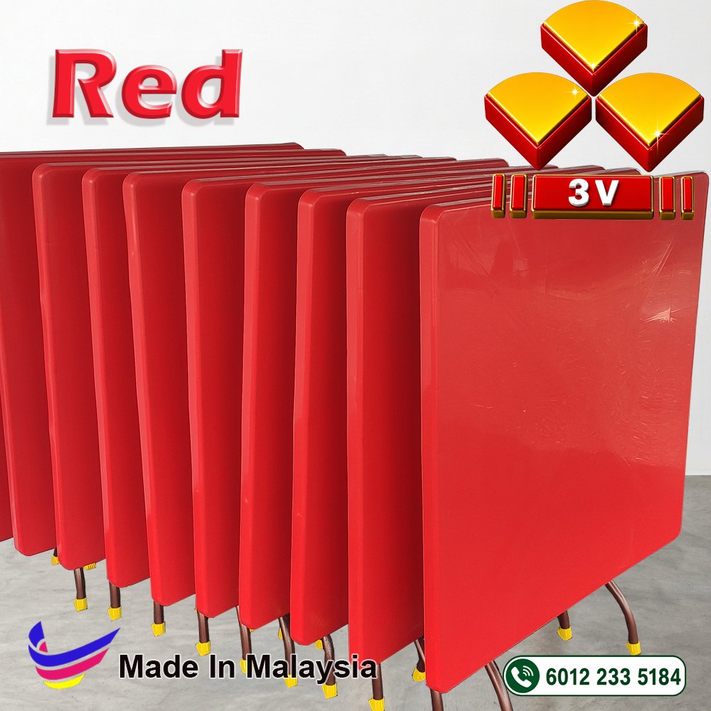 3v plastic furniture,cafe,restaurant,office,school furniture - Red 10 3v plastic furniture,cafe,restaurant,office,school furniture - Red - Image 10
