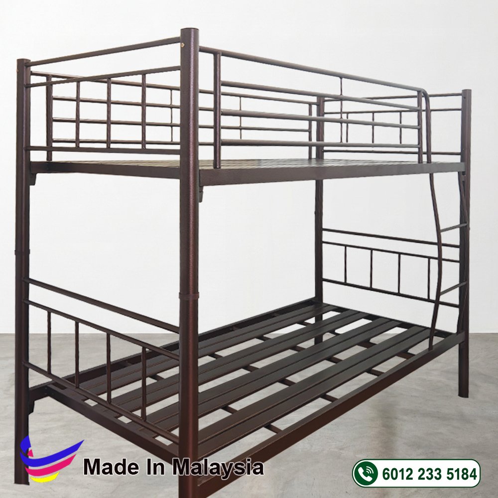 3v Hostel double decker,3v metal bedframe - 50mm 2 3v Hostel double decker,3v metal bedframe - 50mm - Image 2