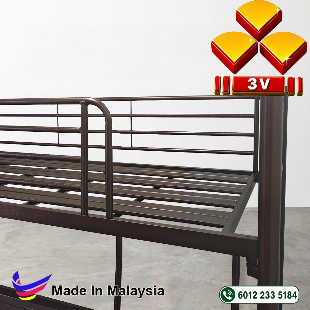 3v Hostel double decker,3v metal bedframe - 50mm 3 3v Hostel double decker,3v metal bedframe - 50mm - Image 3