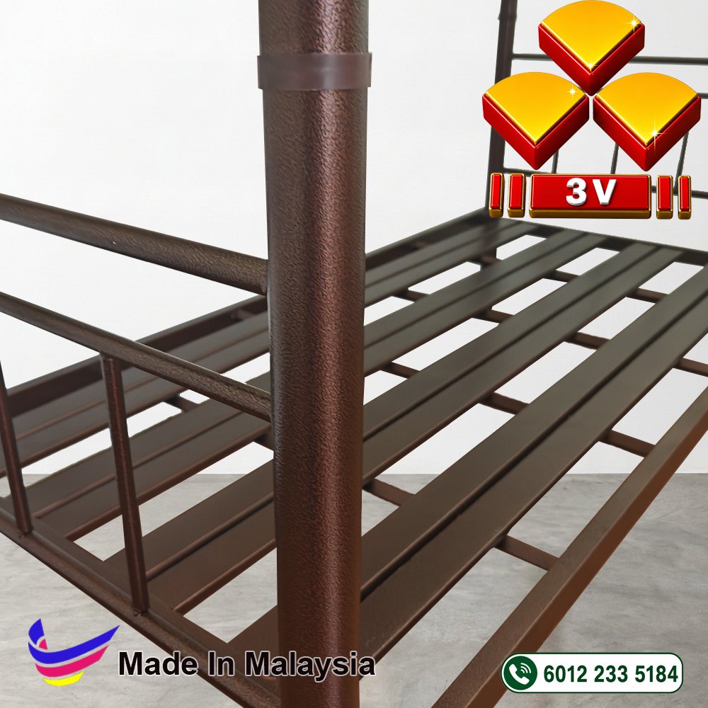 3v Hostel double decker,3v metal bedframe - 50mm 5 3v Hostel double decker,3v metal bedframe - 50mm - Image 5