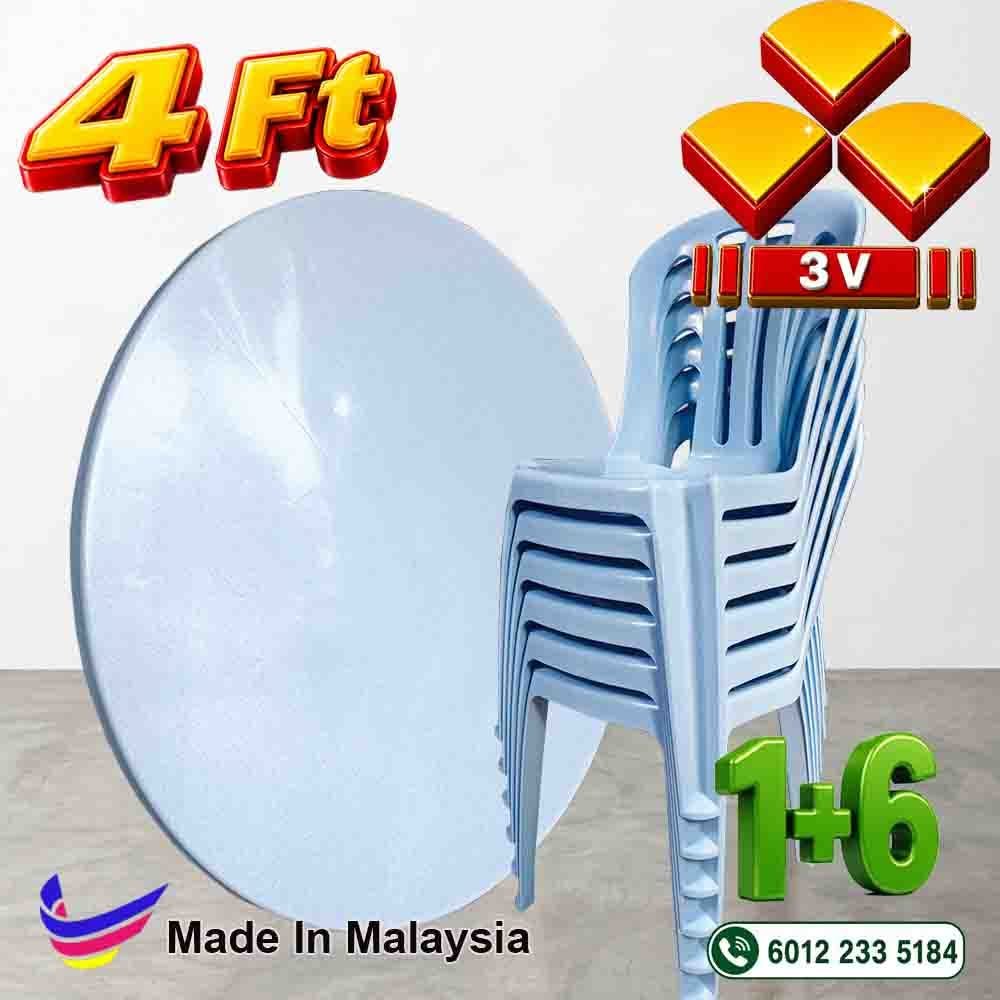 3V plastic banquet table,cafe,restaurant ,dining table - Marble 6 3V plastic banquet table,cafe,restaurant ,dining table - Marble - Image 6