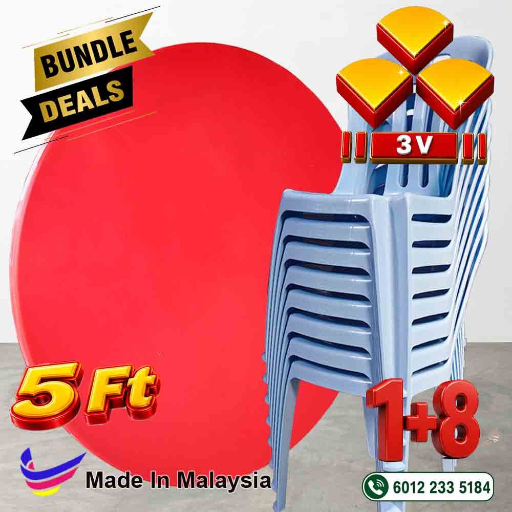 Banquet table & chair, writing,cafe,restaurant 3v table - Red 4 Banquet table & chair, writing,cafe,restaurant 3v table - Red - Image 4