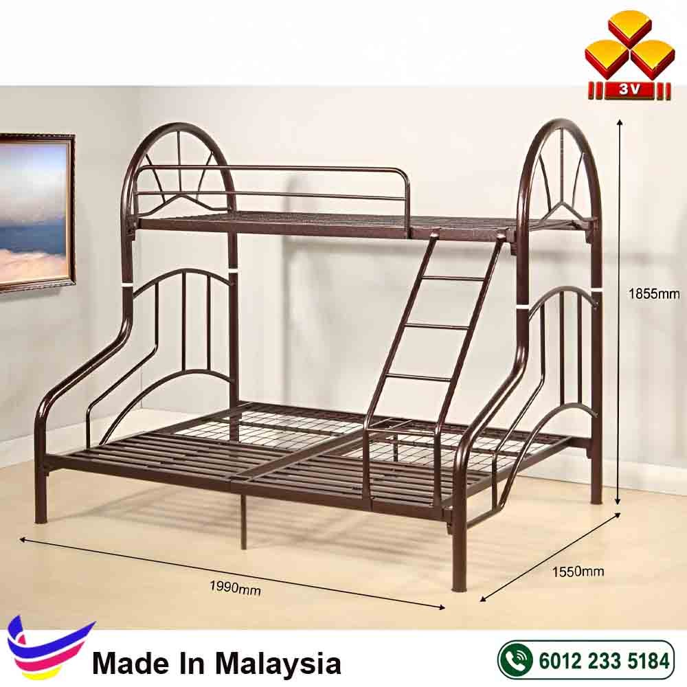 3V Metal Bunk Bed Frame - AG903 (Split-able) 2 3V Metal Bunk Bed Frame - AG903 (Split-able) - Image 2