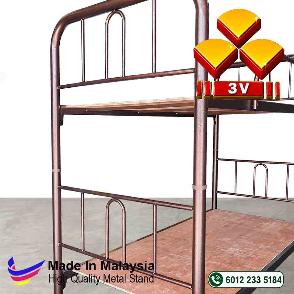 Double decker,hostel bed ,3v metal bedframe with plywood support 2 Double decker,hostel bed ,3v metal bedframe with plywood support - Image 2