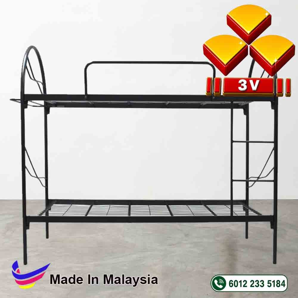 3v Double Decker, Hostel Bed, Metal Bedframe, 2B Bed Frame - 3v/2B 2 3v Double Decker, Hostel Bed, Metal Bedframe, 2B Bed Frame - 3v/2B - Image 2