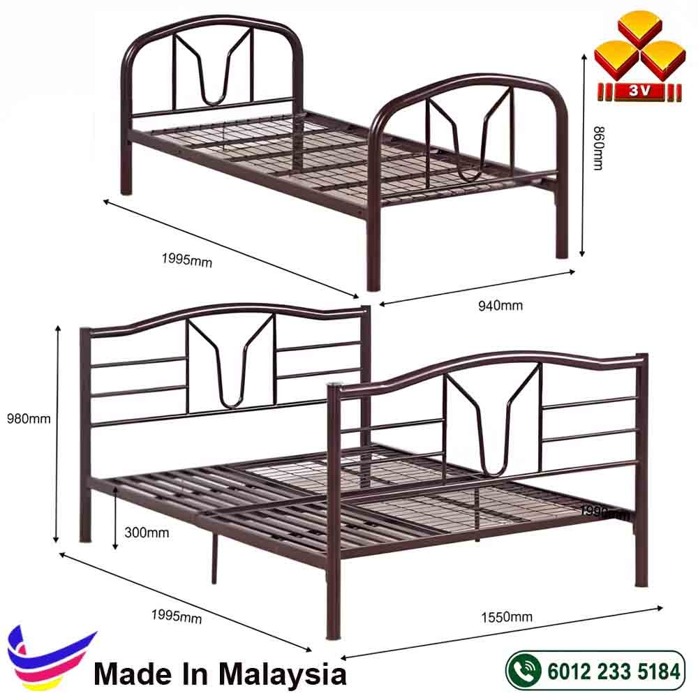 3V Metal Bunk Bed Frame - JE903 (Split-able) 3 3V Metal Bunk Bed Frame - JE903 (Split-able) - Image 3