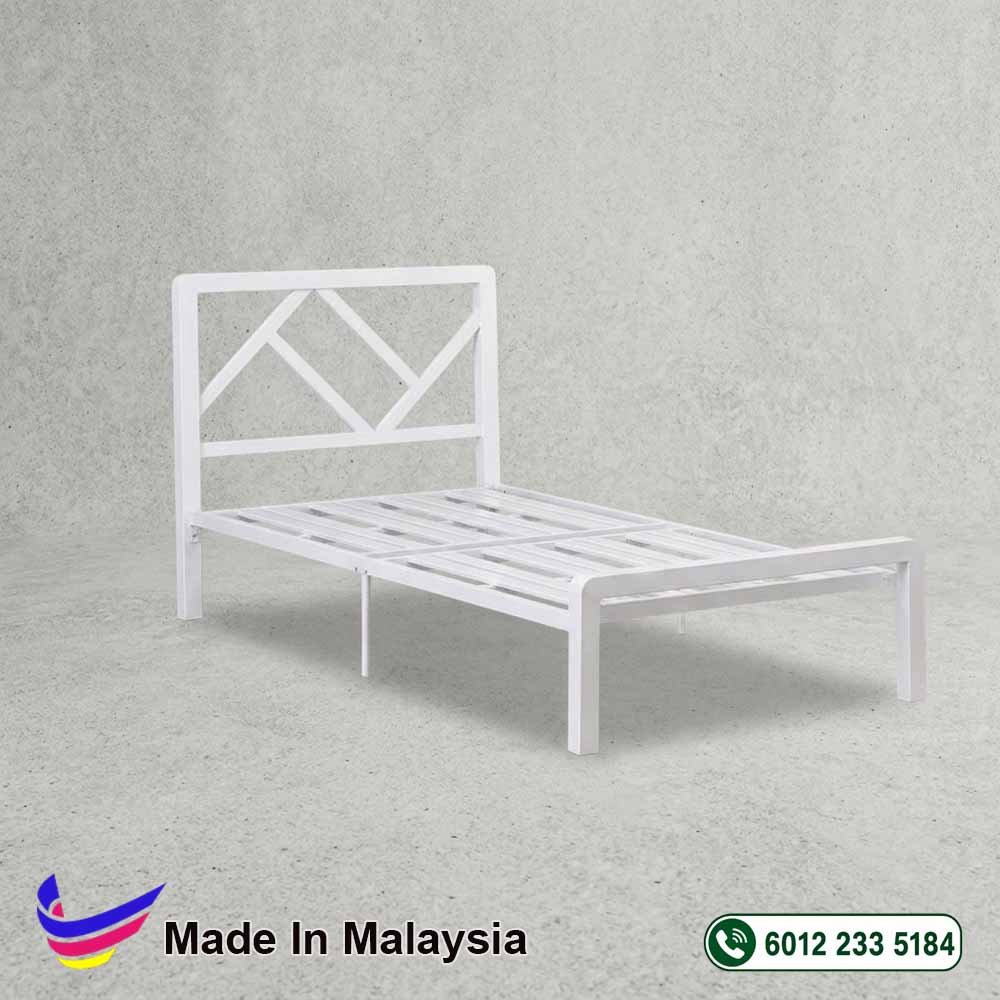 3V TE Metal Bed Frame - Single/S.Single/Queen/King 6 3V TE Metal Bed Frame