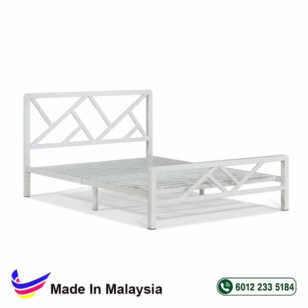 3V TE Metal Bed Frame - Single/S.Single/Queen/King 4 3V TE Metal Bed Frame