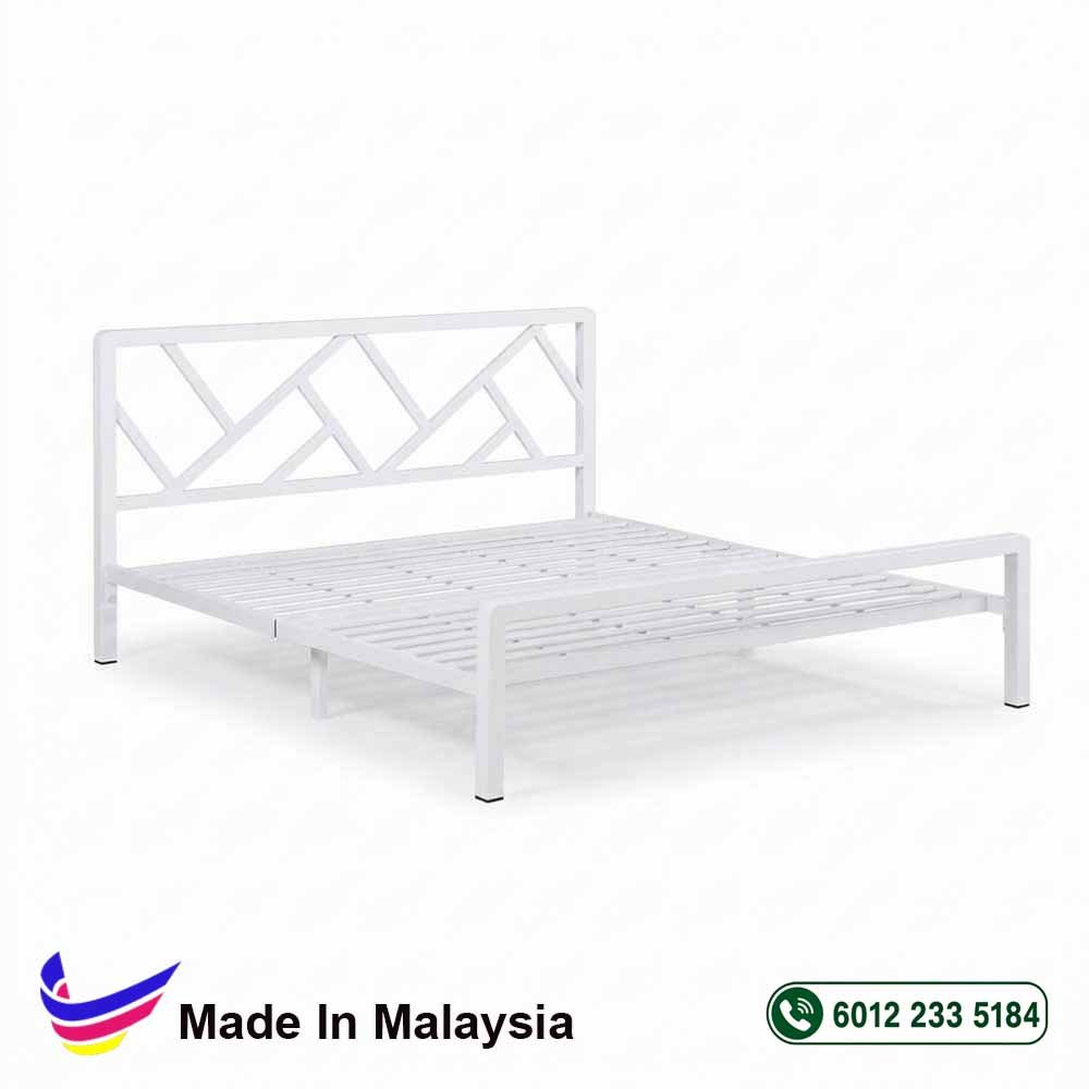 3V TE Metal Bed Frame - Single/S.Single/Queen/King 2 3V TE Metal Bed Frame
