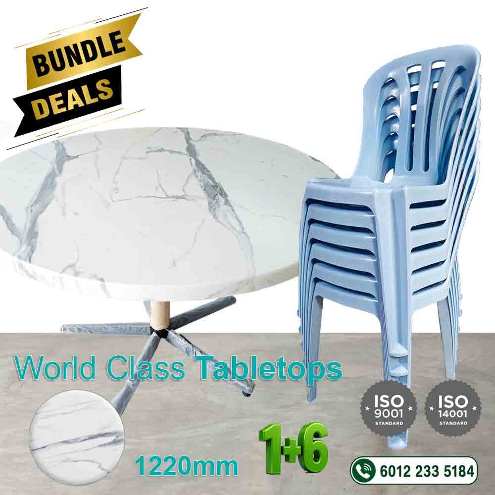 4ft dining table, cafe ,restaurant table and chair 2 4ft dining table, cafe ,restaurant table and chair - Image 2