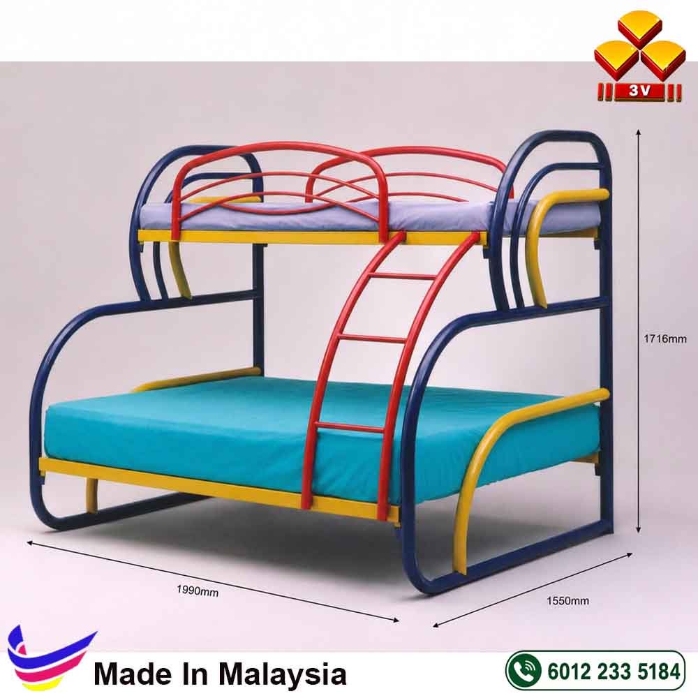 3V Metal Bunk Bed Frame - JO903 2 3V Metal Bunk Bed Frame - JO903 - Image 2
